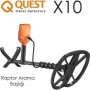 Quest X10 Define Dedektörü - 28 cm Başlıklı